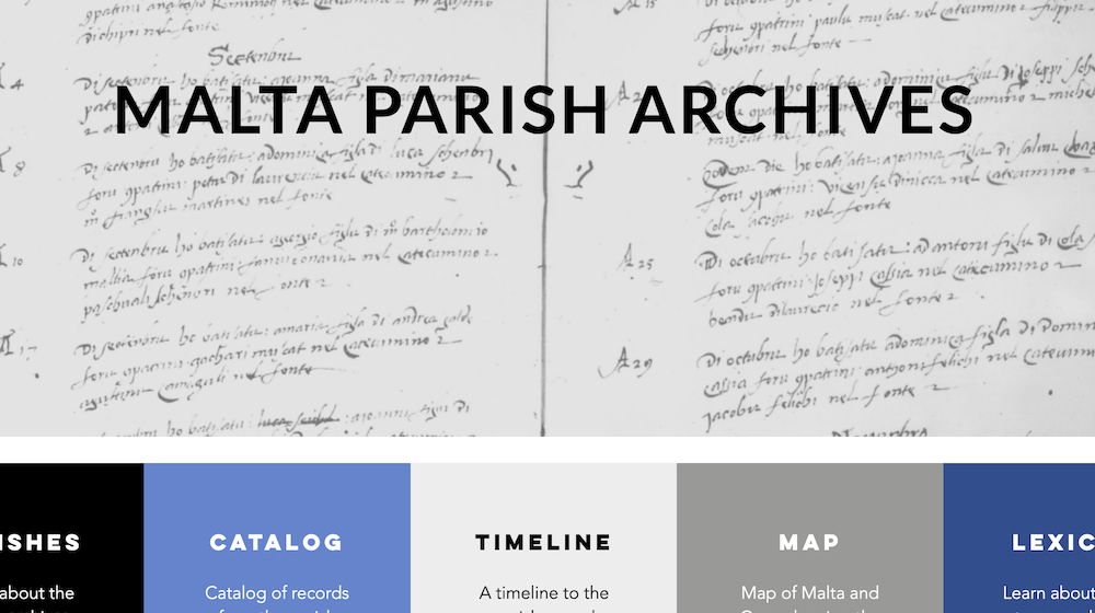Malta Parish Archives Project Completed